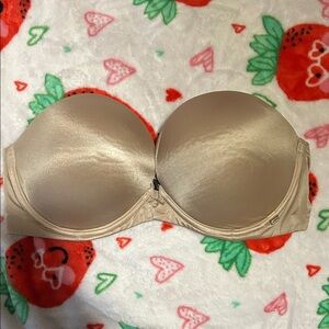 Victoria's Secret Strapless Beige Bra